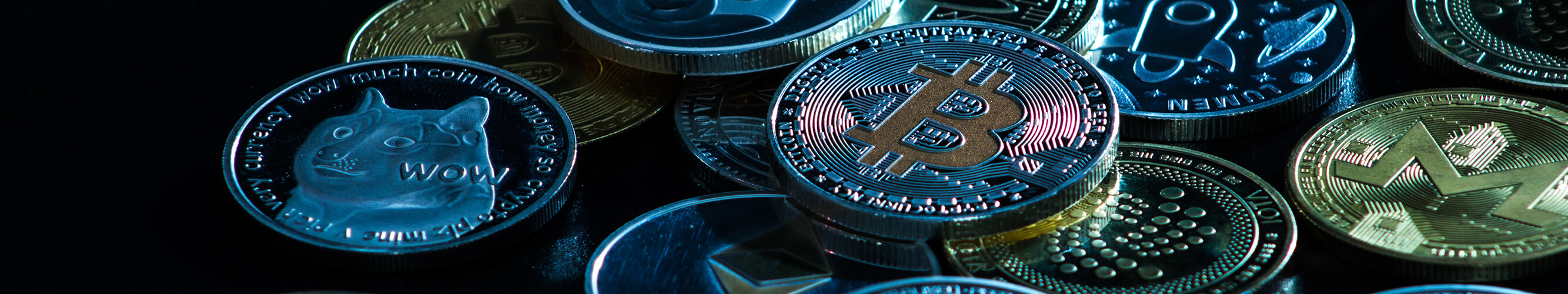 Crypto Bitcoin Dogecoin Banner Image