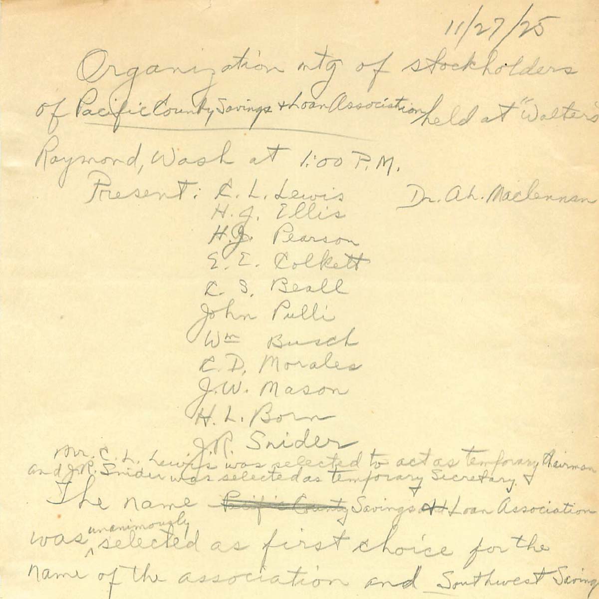 Connect Community Bank incorporation document